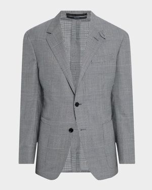 Men's Merino Wool Glen Plaid Cavendish Sport Coat