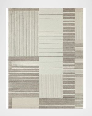 Castine Hand-Tufted Beige Rug, 9' x 12'