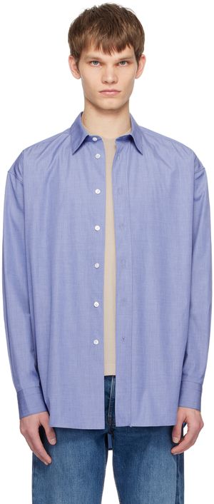 The Row Blue Miller Shirt