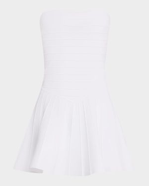 Persephonie Strapless Knit Mini Dress