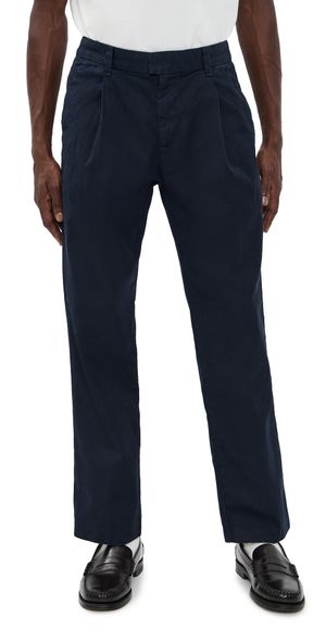 Save Khaki Pleated Chinos Navy 30