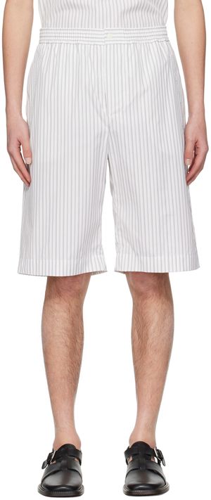Mark Kenly Domino Tan Studio White Paco Shorts