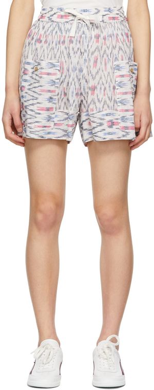 Isabel Marant Etoile Short Ledoria blanc cassé