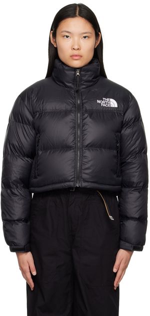 The North Face Black Short Nuptse Down Jacket
