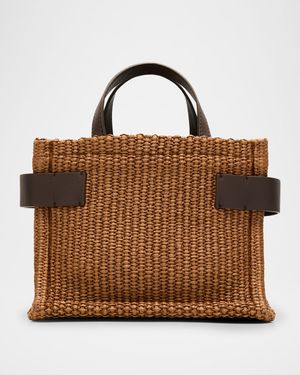 Essense Mini Raffia Tote Bag
