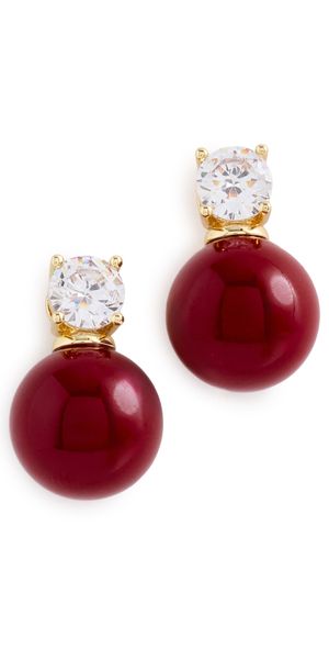 SHASHI Lacquer Le Rouge Earrings Rouge One Size
