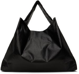 KASSL Editions Black Shoulder Oil Tote