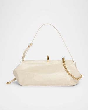 Sophia Smooth Leather Shoulder Bag
