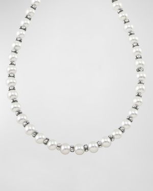 Kinder Sterling Silver & Pearl Necklace
