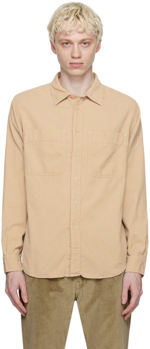 PS by Paul Smith Beige Patch Pocket Shirt