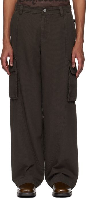 Han Kjøbenhavn Pantalon cargo brun en coton