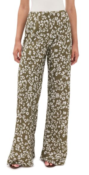 La Ligne Colby Pants Artichoke/Cream XS