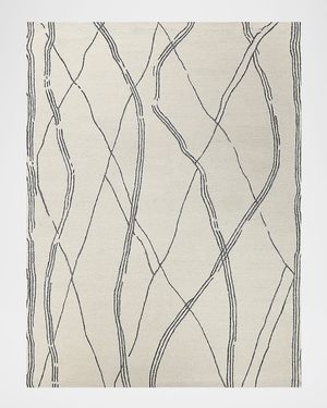 Tangiers Hand-Tufted Ivory/Black Rug, 10' x 14'