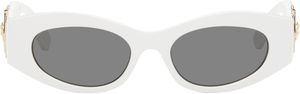 Versace White Medusa Biggie Cat-Eye Sunglasses