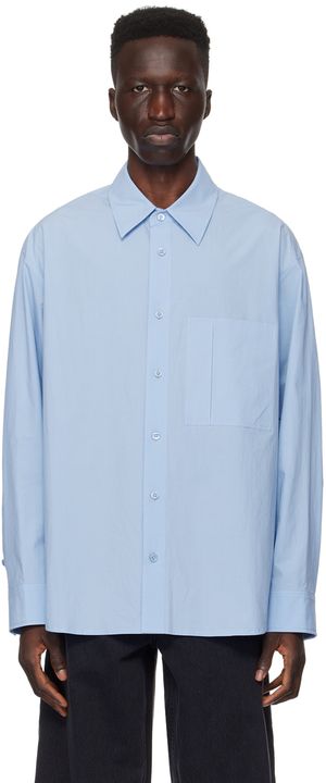 Solid Homme Chemise Cloud bleue