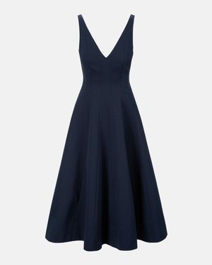 Marieta Grosgrain Midi Dress
