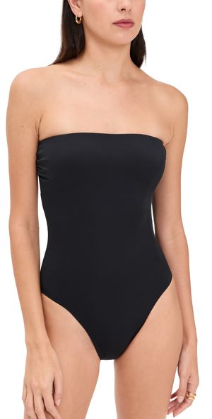 Norma Kamali Bishop One Piece Black L