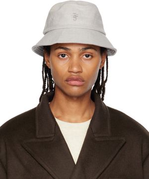 The Frankie Shop Gray Frankie Bucket Hat