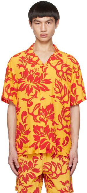 ERL Yellow Printed Shirt