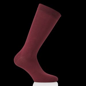 Bleuforet - Chaussettes en coton stretch - Taille 43/46 - Rouge