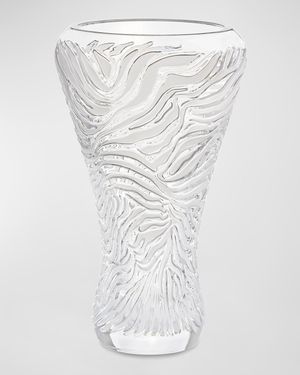 Zebra Crystal Vase