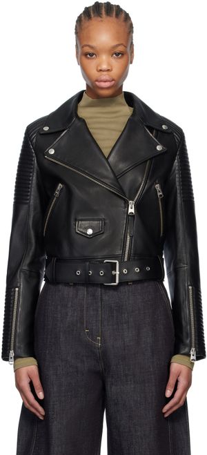 MACKAGE Black Masina Leather Jacket