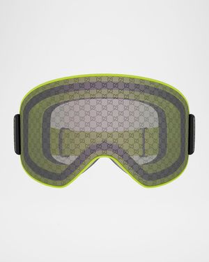 Men's Ski Mask 99mm Logo-Detail Acetate Goggles