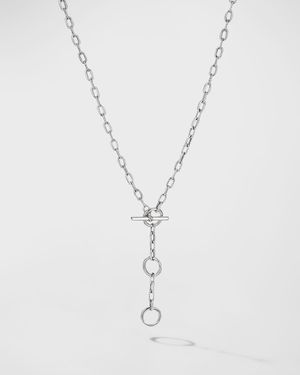 DY Madison Three-Ring Chain Necklace, 17"