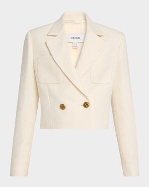 Mia Double-Breasted Crop Jacket