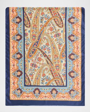 Paisley Silk Scarf