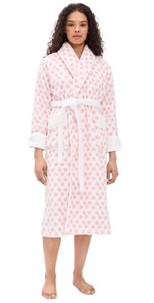 Hill House Home The Hotel Robe Doily Heart/Pink L/XL