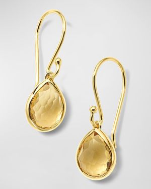 18K Rock Candy Teardrop Earrings