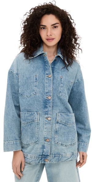 Free People Avery Denim Jacket Got The Blues XS