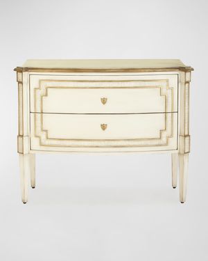 Corsini Nightstand with Push-Open Drawers