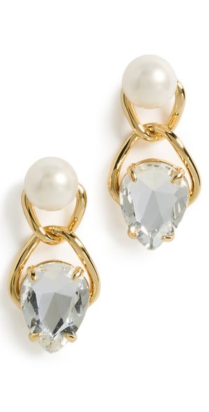 Lele Sadoughi Grecian Vessel Earrings Pearl One Size