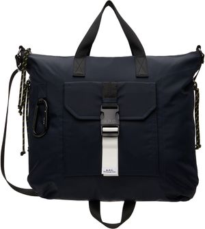 A.P.C. Navy Trek Tote
