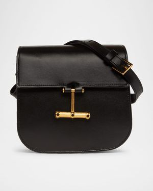 Tara Mini Flap Crossbody Bag in Leather