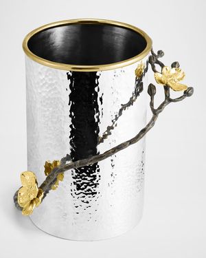 Gold Orchid Utensil Holder
