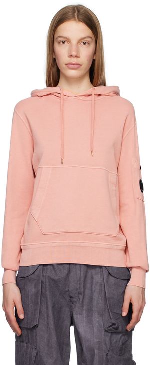 C.P. Company Pink Lens Hoodie