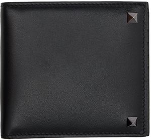 Valentino Garavani Black Rockstud Wallet