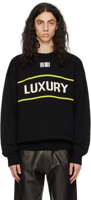 VTMNTS Black 'Luxury' Sweater