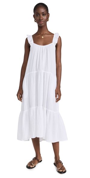 XIRENA Rumer Dress White Wash L