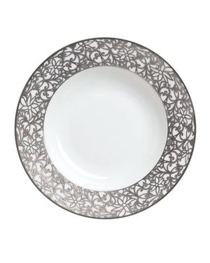 Salamanque Platinum French Rim Soup Plate