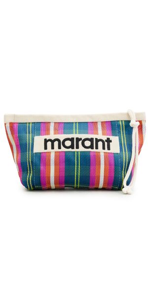 Isabel Marant Powden Cosmetic Case Navy/Orange One Size