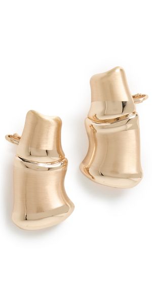 Cult Gaia Bambina Earrings Brushed Brass One Size