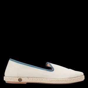 Angarde - Espadrilles en lin à bout rond - Taille 41 - Blanc