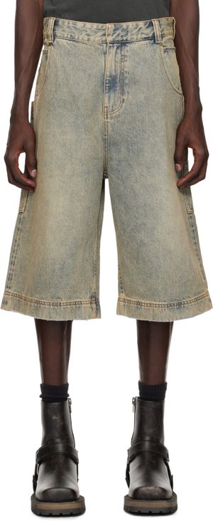 Entire Studios Blue D Denim Shorts