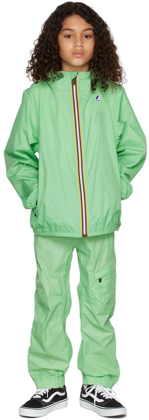 K-Way Enfant | Pantalon de survêtement 'Le vrai Edgard' vert