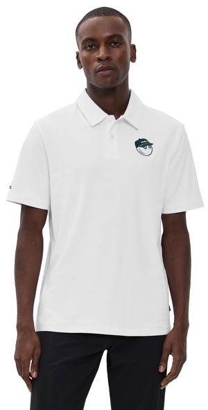 Malbon Golf Fairway Baldwin Polo White S