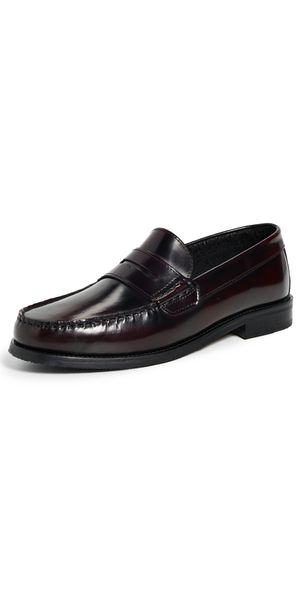 Les Deux Willard Leather Loafers Brown 45